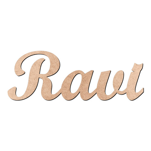 Recorte Ravi Script Mt Std / MDF 3mm