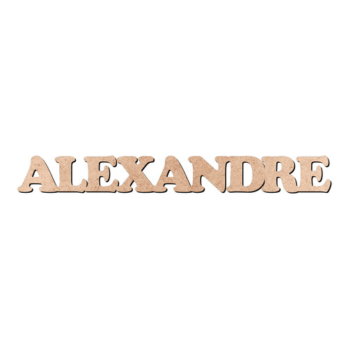 Recorte ALEXANDRE Cooper Black / MDF 3mm