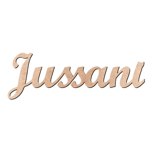 Recorte Jussani Script Mt Std / MDF 3mm
