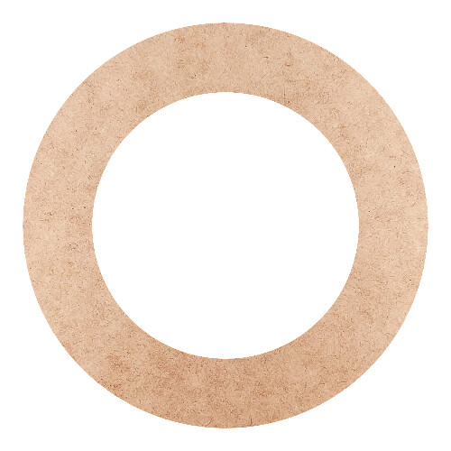 Recorte Moldura Circular 29 cm Borda 5 cm / MDF 3mm