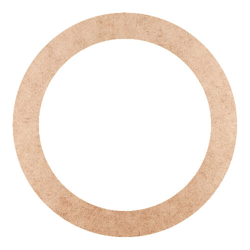 Recorte Moldura Circular 17 cm Borda 2 cm / MDF 3mm