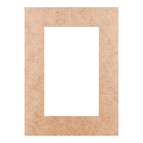 Recorte Moldura Ret 26 x 19 cm Borda 4 cm / MDF 3mm