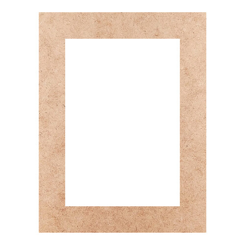 Recorte Moldura Ret 25 x 19 cm Borda 3 cm / MDF 3mm