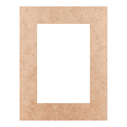 Recorte Moldura Ret 26 x 20 cm Borda 4 cm / MDF 3mm