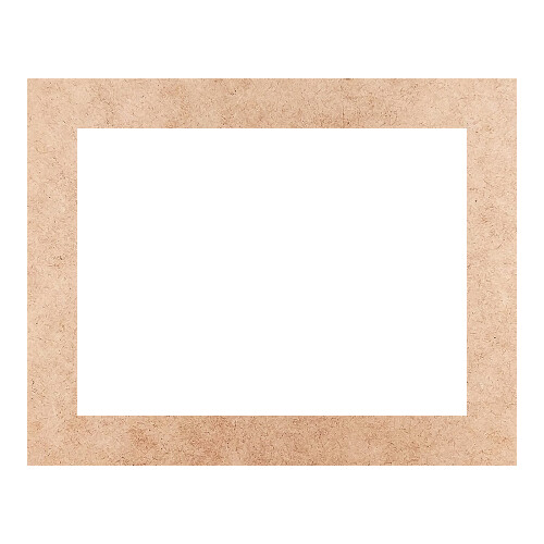 Recorte Moldura Ret 46 x 58 cm Borda 6 cm / MDF 3mm