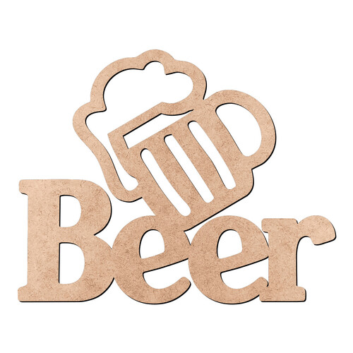 Recorte Beer Caneco / MDF 3mm