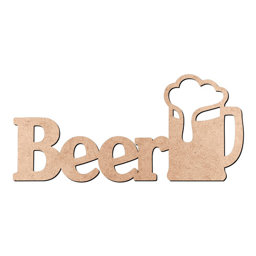 Recorte Beer Caneco Chopp / MDF 3mm