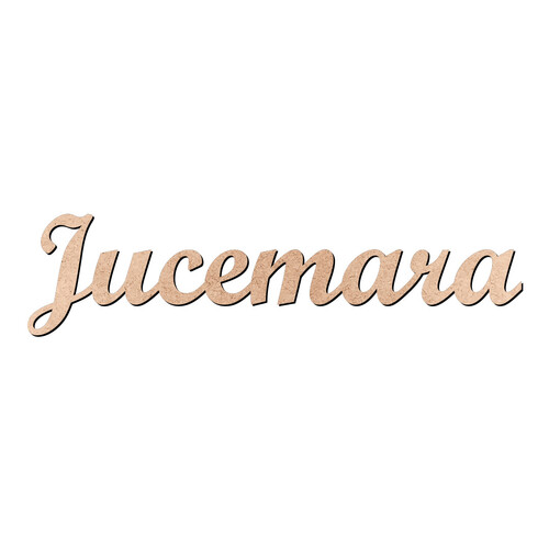 Recorte Jucemara Script Mt Std / MDF 3mm