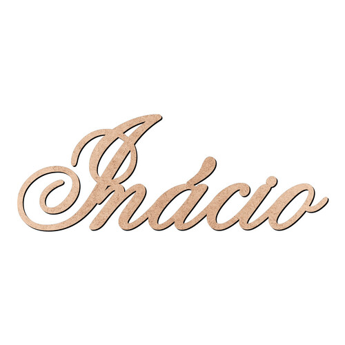 Recorte Inácio Old Script / MDF 3mm