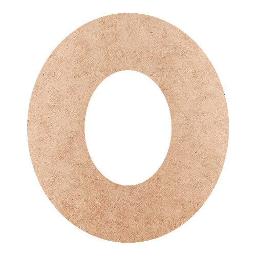 Recorte Moldura Arr 8 x 7 cm Borda 2 cm / MDF 3mm