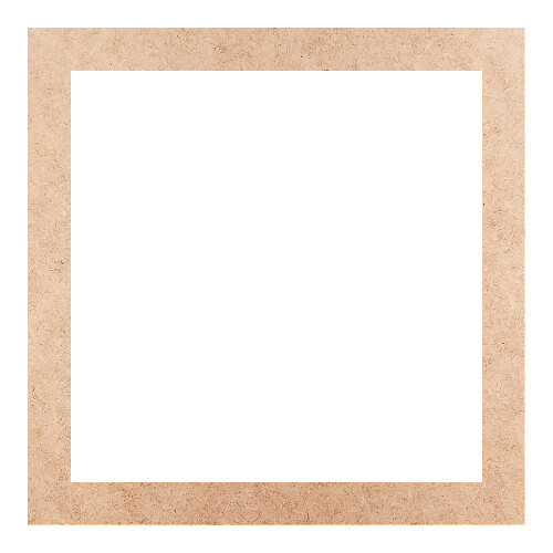 Recorte Moldura Quadrada 46 cm Borda 4 cm / MDF 3mm