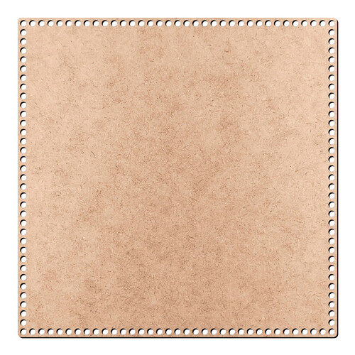 Recorte Base Quadrad Cesto Fio de Malha 40 cm / MDF 3mm