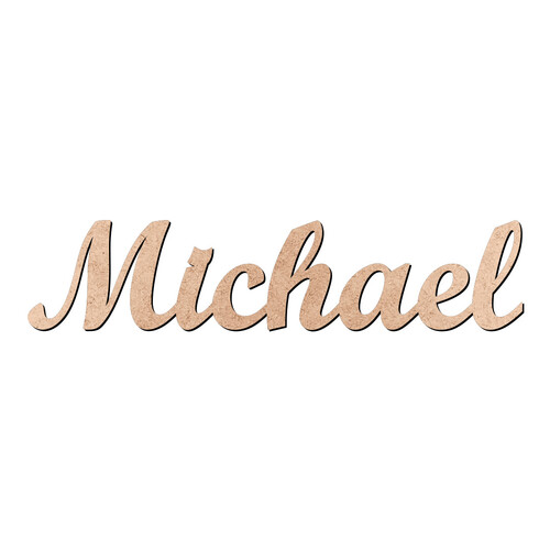 Recorte Michael Script Mt Std / MDF 3mm