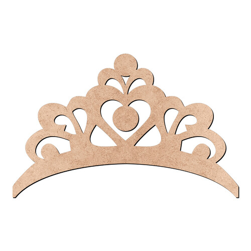 Recorte Tiara Princesa / MDF 3mm
