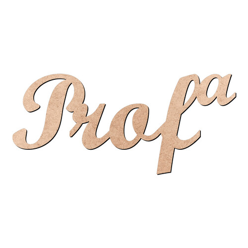 Recorte Prof a Script Mt Std / MDF 3mm