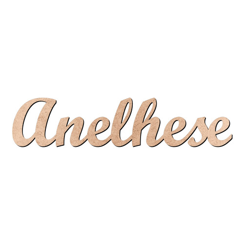 Recorte Anelhese Script Mt Std / MDF 3mm