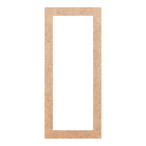 Recorte Moldura Ret 46 x 20 cm Borda 3 cm / MDF 3mm