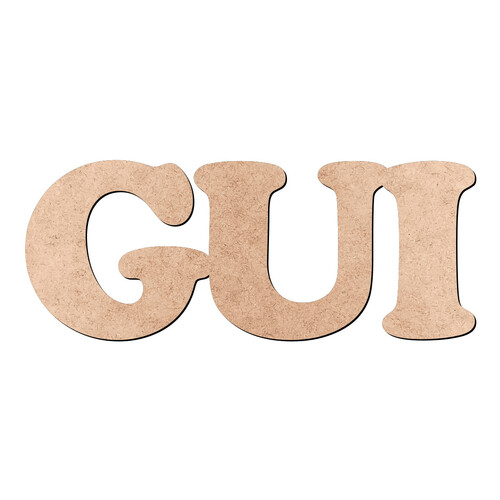 Recorte GUI Cooper Black / MDF 3mm