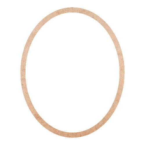 Recorte Moldura Arr 25 x 20 cm Borda 1 cm / MDF 3mm