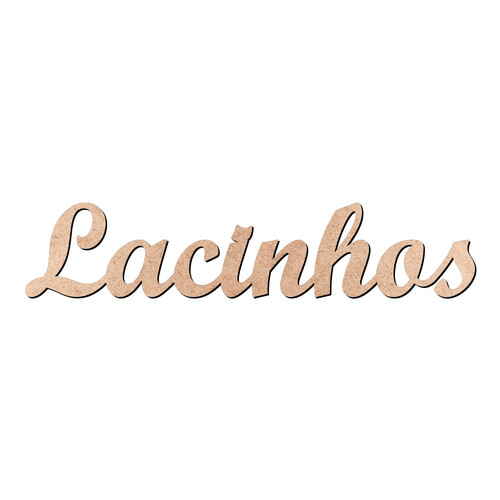 Recorte Lacinhos Script Mt Std / MDF 3mm