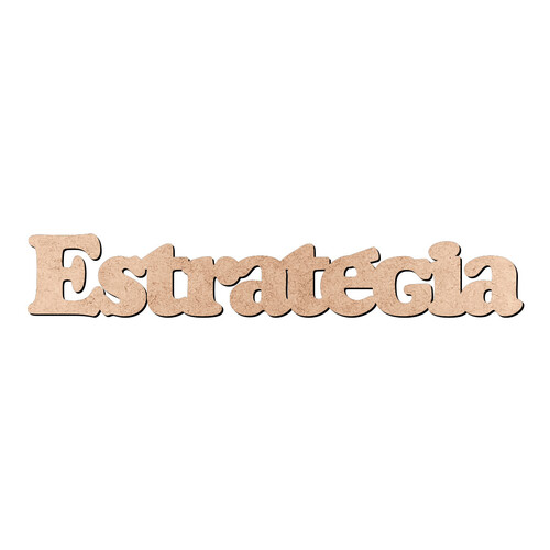 Recorte Estratégia / MDF 3mm