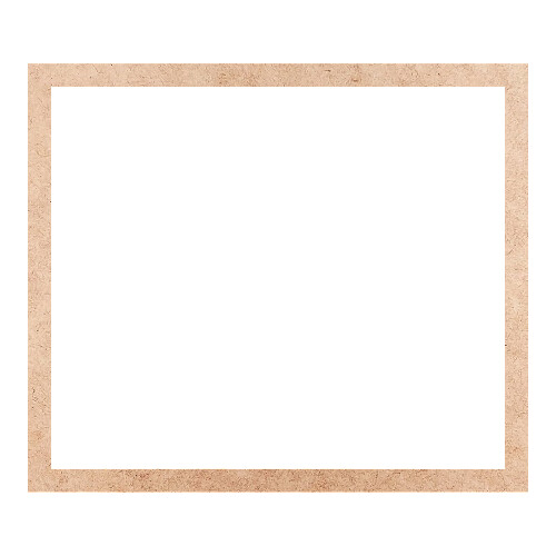 Recorte Moldura Ret 36 x 42 cm Borda 2 cm / MDF 3mm