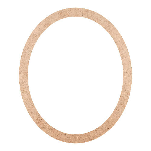 Recorte Moldura Arr 30 x 25 cm Borda 2 cm / MDF 3mm