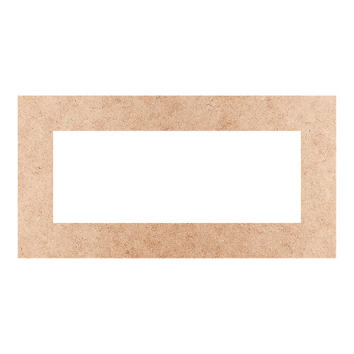 Recorte Moldura Ret 46 x 90 cm Borda 10 cm / MDF 3mm