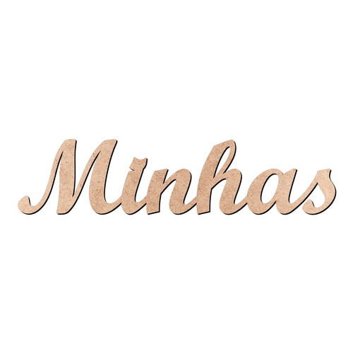 Recorte Minhas Script Mt Std / MDF 3mm