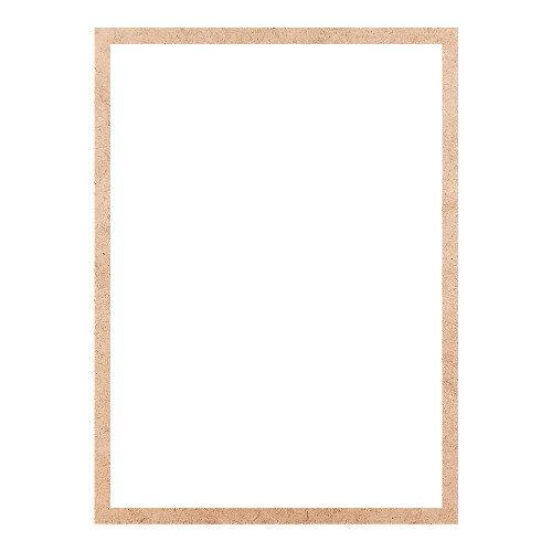 Recorte Moldura Ret 30 x 22 cm Borda 1 cm / MDF 3mm