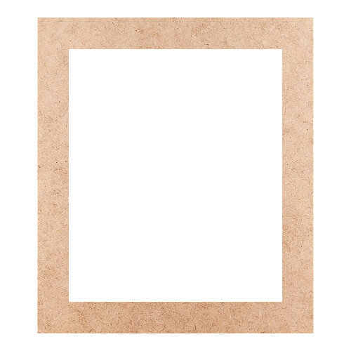 Recorte Moldura Ret 40 x 35 cm Borda 4 cm / MDF 3mm