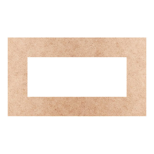 Recorte Moldura Ret 4 x 7 cm Borda 1 cm / MDF 3mm