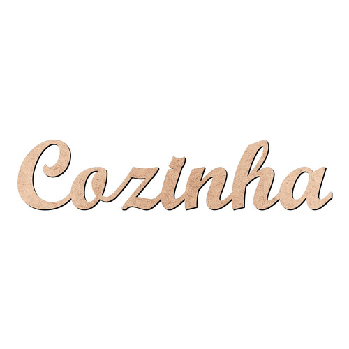 Recorte Cozinha Script Mt Std / MDF 3mm