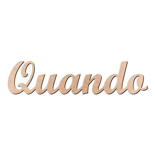 Recorte Quando Script Mt Std / MDF 3mm