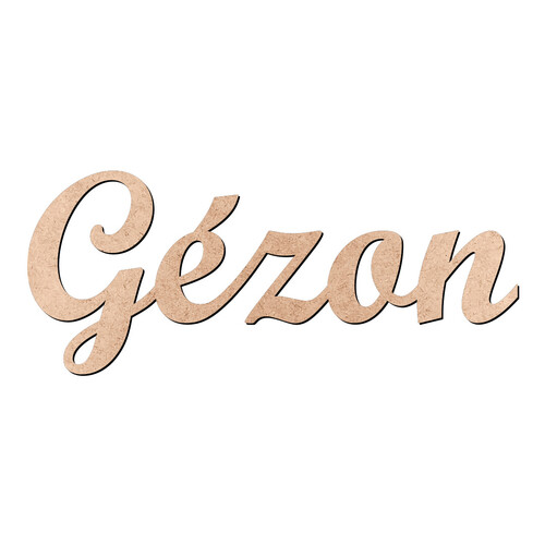 Recorte Gézon Script Mt Std / MDF 3mm