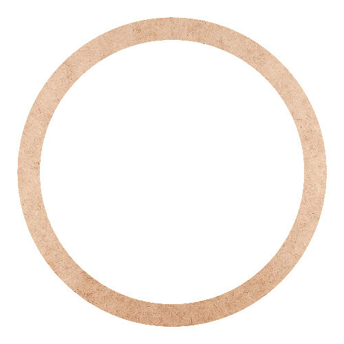 Recorte Moldura Circular 27 cm Borda 2 cm / MDF 3mm