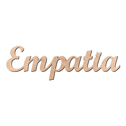 Recorte Empatia Script Mt Std / MDF 3mm