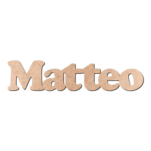 Recorte Matteo Cooper Black / MDF 3mm