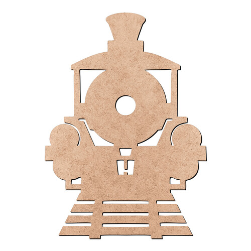 Recorte Trem de Frente / MDF 3mm