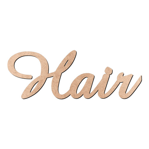 Recorte Hair Amaze / MDF 3mm