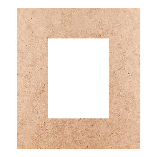 Recorte Moldura Ret 46 x 40 cm Borda 10 cm / MDF 3mm