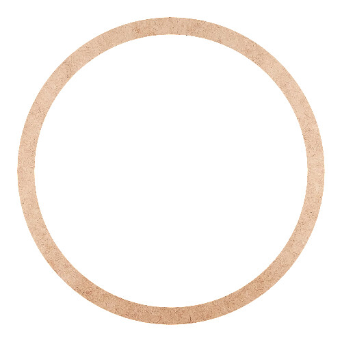 Recorte Moldura Circular 35 cm Borda 2 cm / MDF 3mm