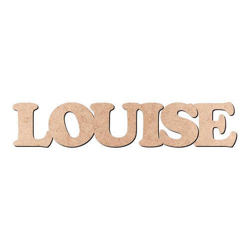 Recorte LOUISE Cooper Black / MDF 3mm