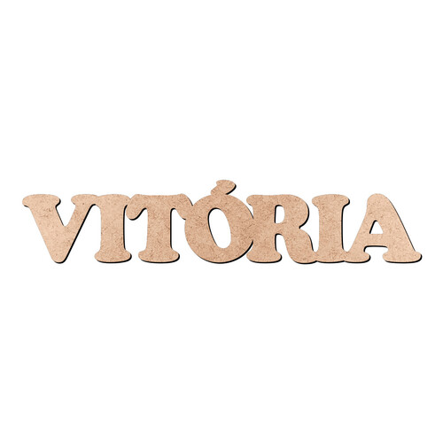 Recorte VITÓRIA Cooper Black / MDF 3mm