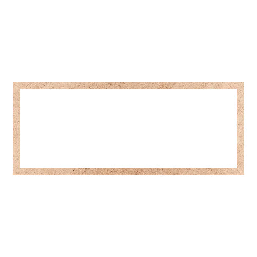 Recorte Moldura Ret 40 x 100 cm Borda 3 cm / MDF 3mm