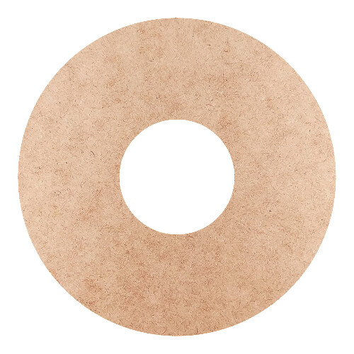 Recorte Moldura Circular 25 cm Borda 8 cm / MDF 3mm
