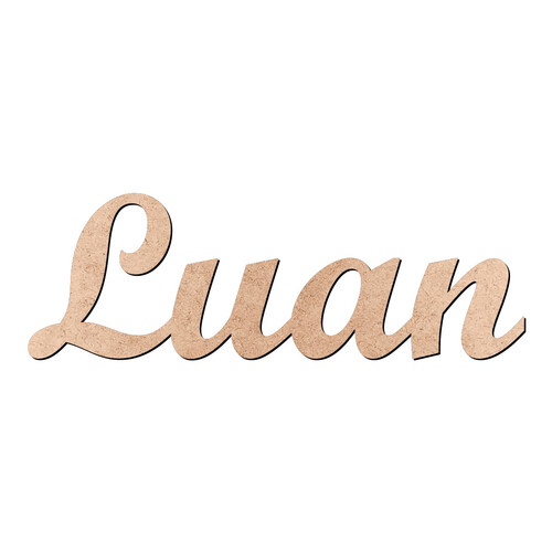 Recorte Luan Script Mt Std / MDF 3mm