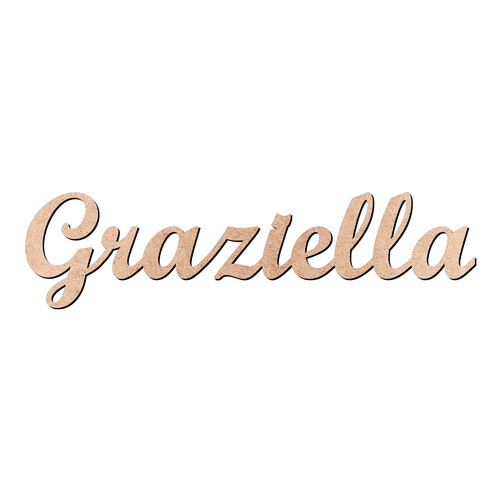 Recorte Graziella Script Mt Std / MDF 3mm