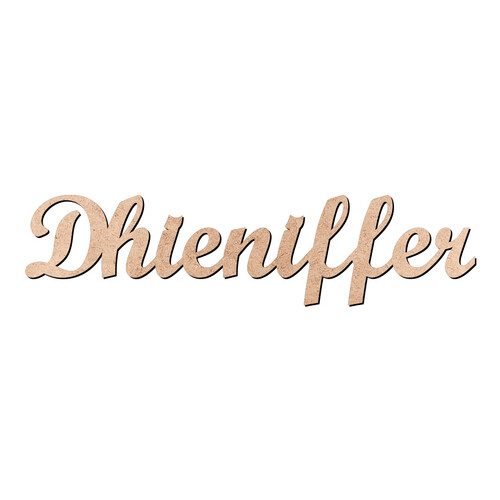 Recorte Dhieniffer Script Mt Std / MDF 3mm