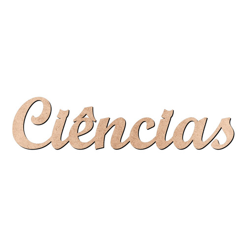 Recorte Ciências Script Mt Std / MDF 3mm